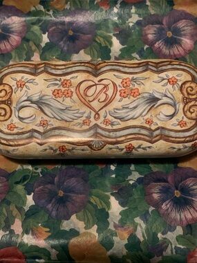Brighton Sunglasses Eyeglass Metal Case with Monogram B